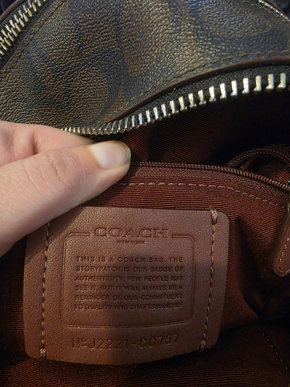 Coach Leopard Print Backpack - Picture 4 of 4